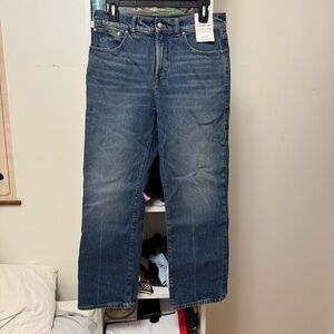 Madewell petite the longline straight Jean